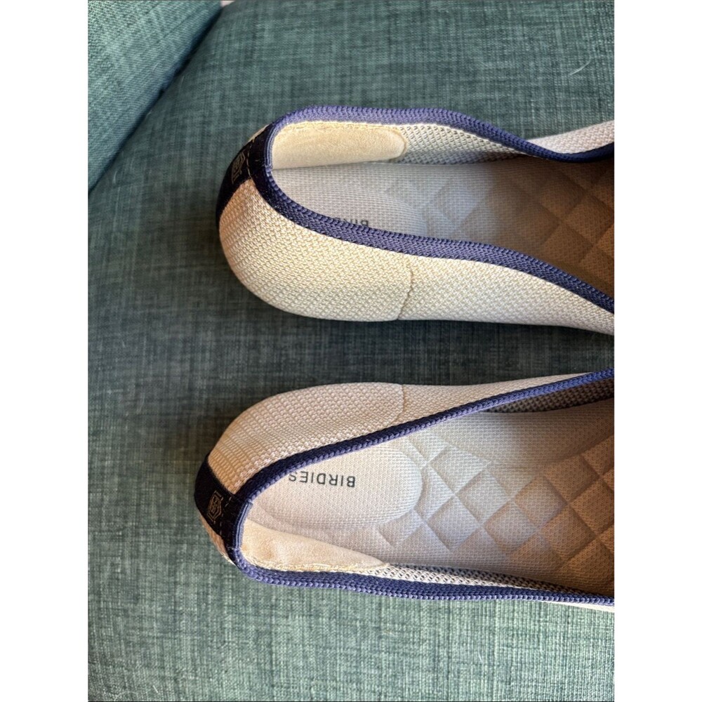 Birdies the blackbird flats loafers eggshell navy  Ballet Flats women 9.5 EUC - Picture 5 of 11